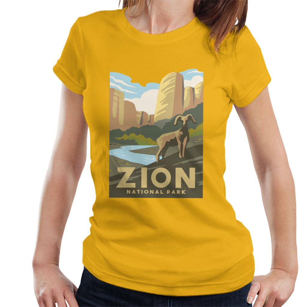 US National Parks Zion Women's T-Shirt-ALL + EVERY