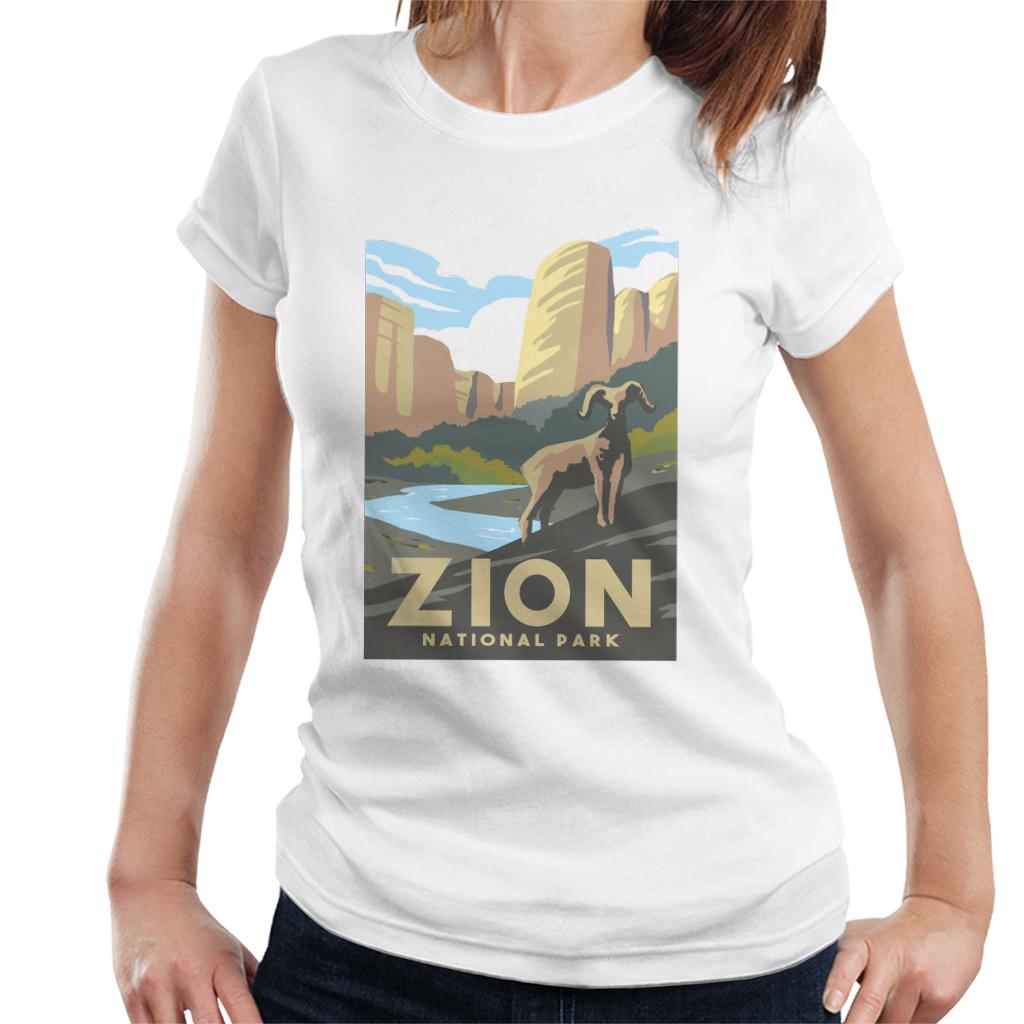 US National Parks Zion Women's T-Shirt-ALL + EVERY