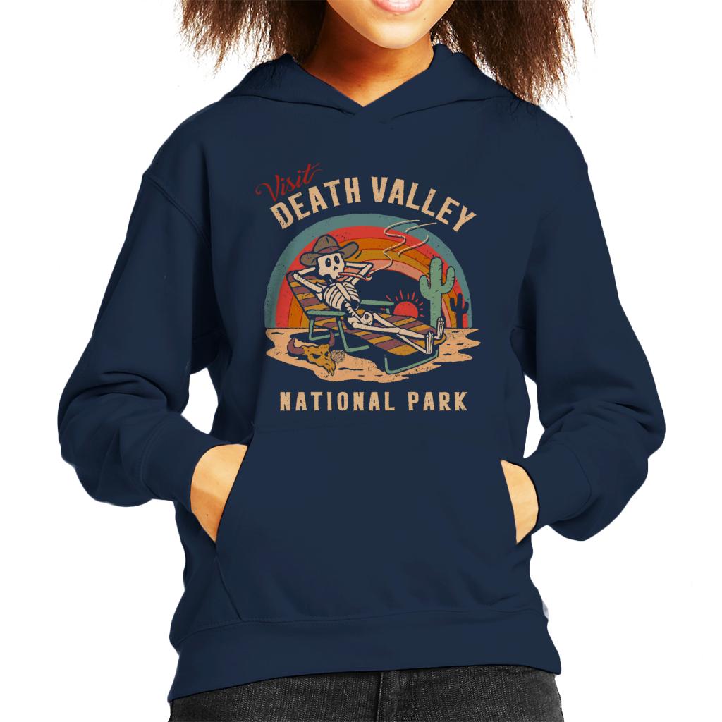 US National Parks Visit Death Valley Kid's Hooded Sweatshirt-ALL + EVERY