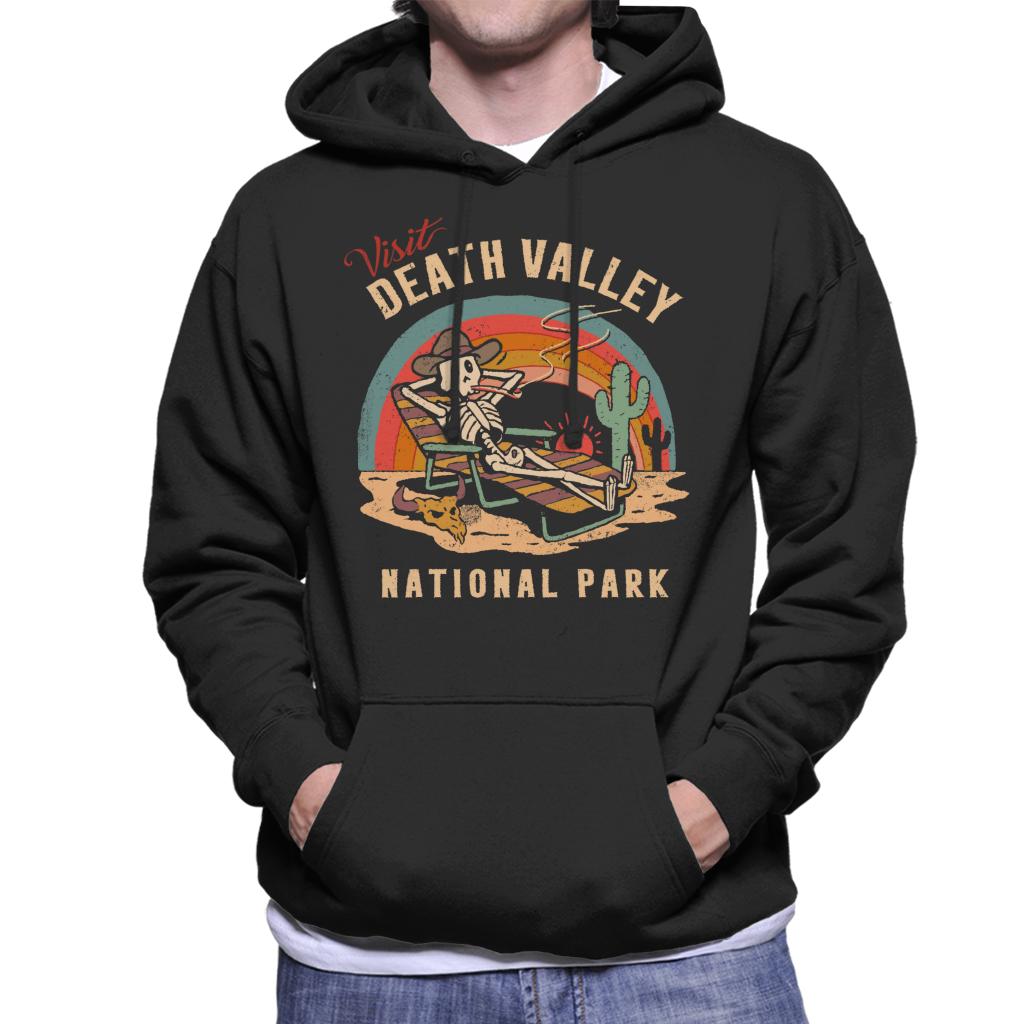 US National Parks Visit Death Valley Men's Hooded Sweatshirt-ALL + EVERY