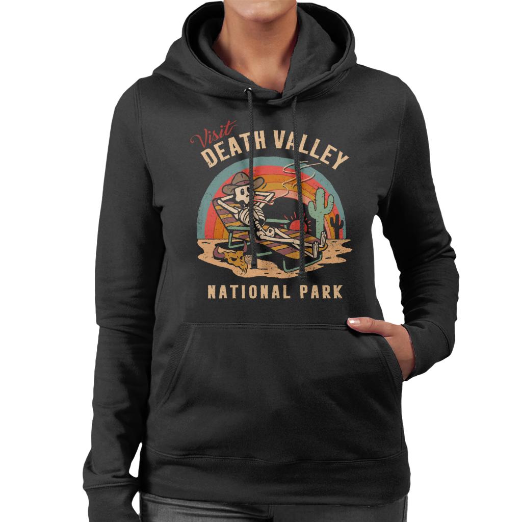 US National Parks Visit Death Valley Women's Hooded Sweatshirt-ALL + EVERY