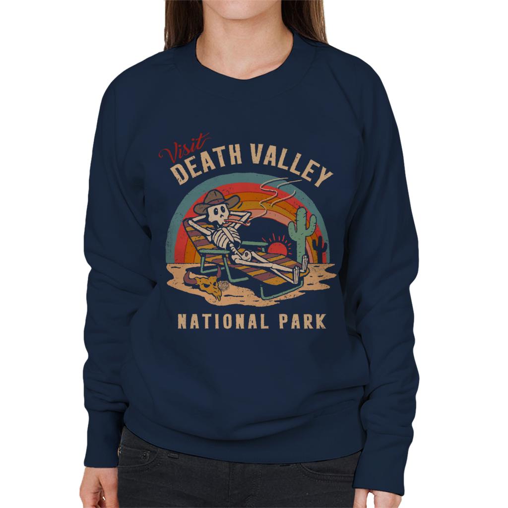 US National Parks Visit Death Valley Women's Sweatshirt-ALL + EVERY