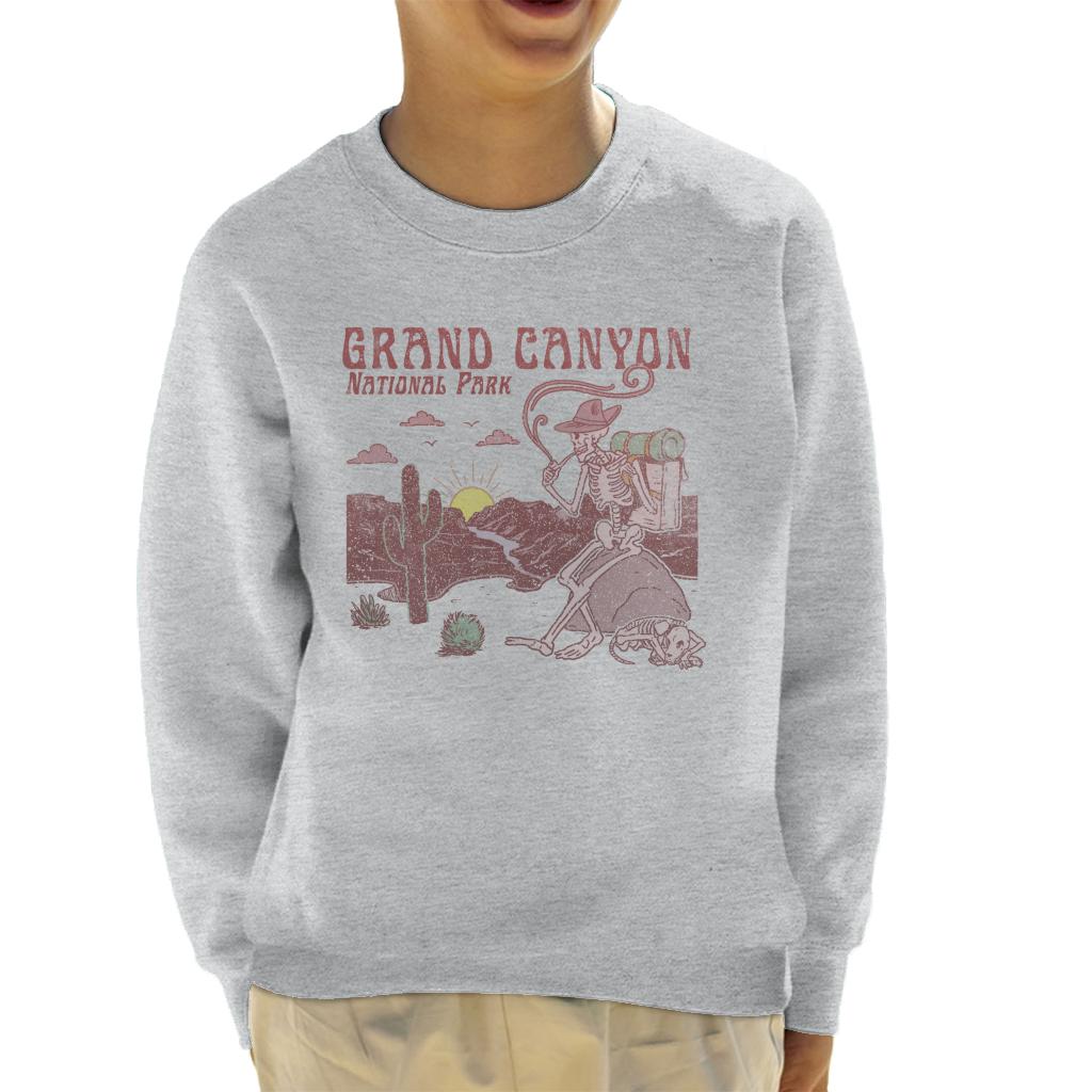 US National Parks Grand Canyon Sunrise Kid's Sweatshirt-ALL + EVERY