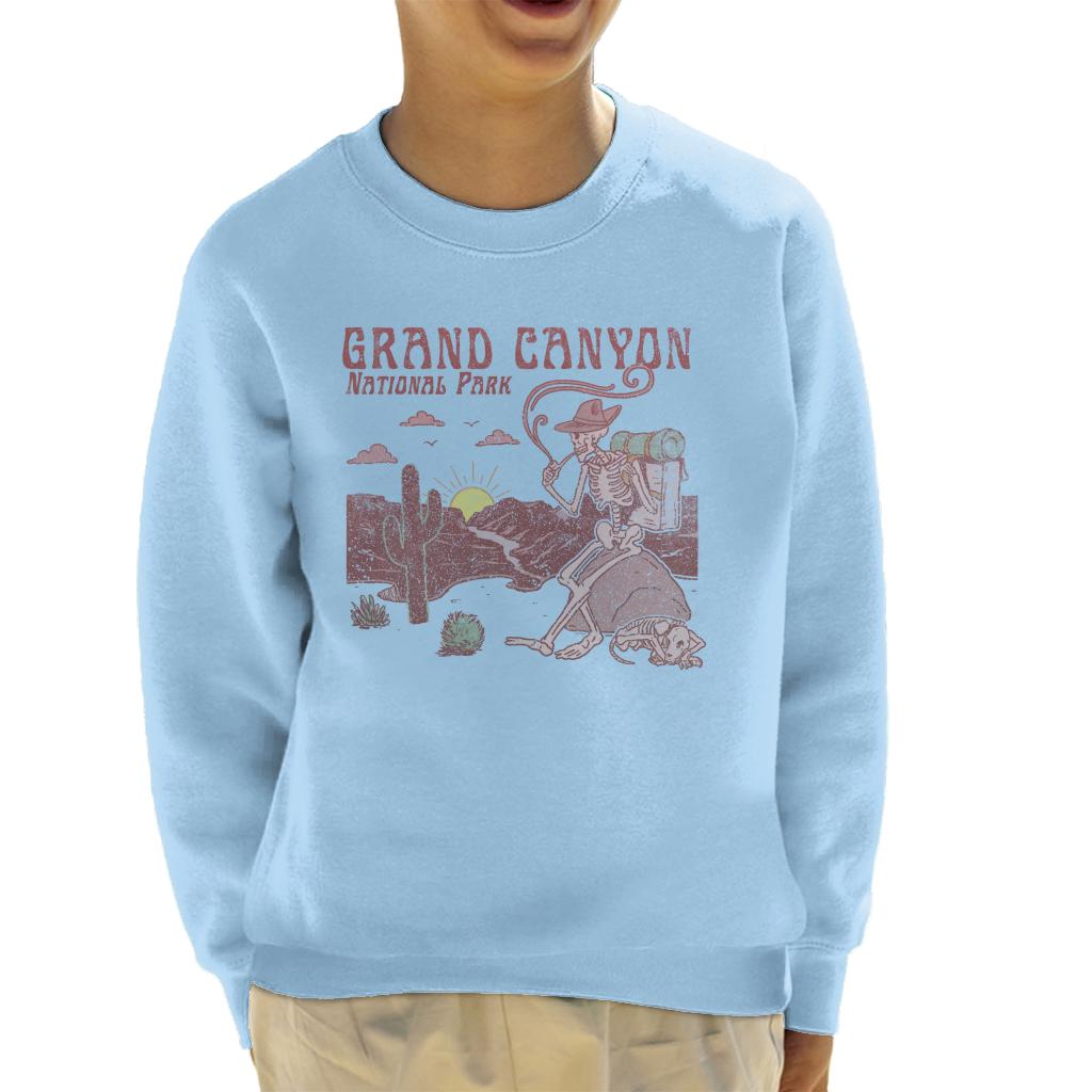 US National Parks Grand Canyon Sunrise Kid's Sweatshirt-ALL + EVERY