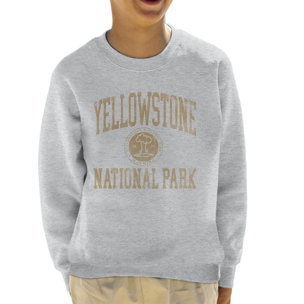 US National Parks Yellowstone Wyoming Kid's Sweatshirt-ALL + EVERY