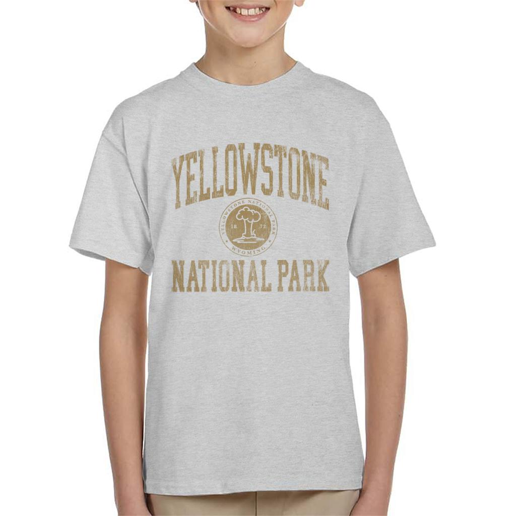 US National Parks Yellowstone Wyoming Kid's T-Shirt-ALL + EVERY