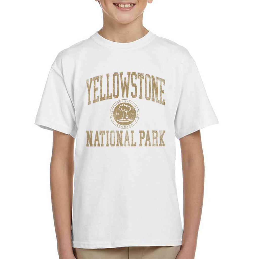 US National Parks Yellowstone Wyoming Kid's T-Shirt-ALL + EVERY