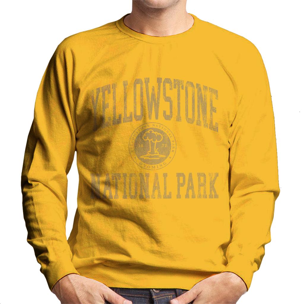 US National Parks Yellowstone Wyoming Men's Sweatshirt-ALL + EVERY