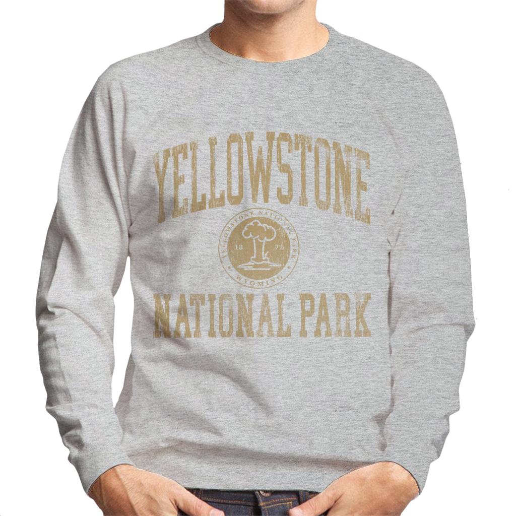 US National Parks Yellowstone Wyoming Men's Sweatshirt-ALL + EVERY