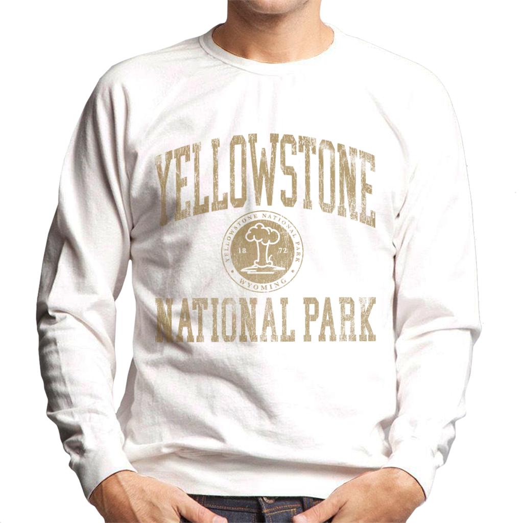 US National Parks Yellowstone Wyoming Men's Sweatshirt-ALL + EVERY