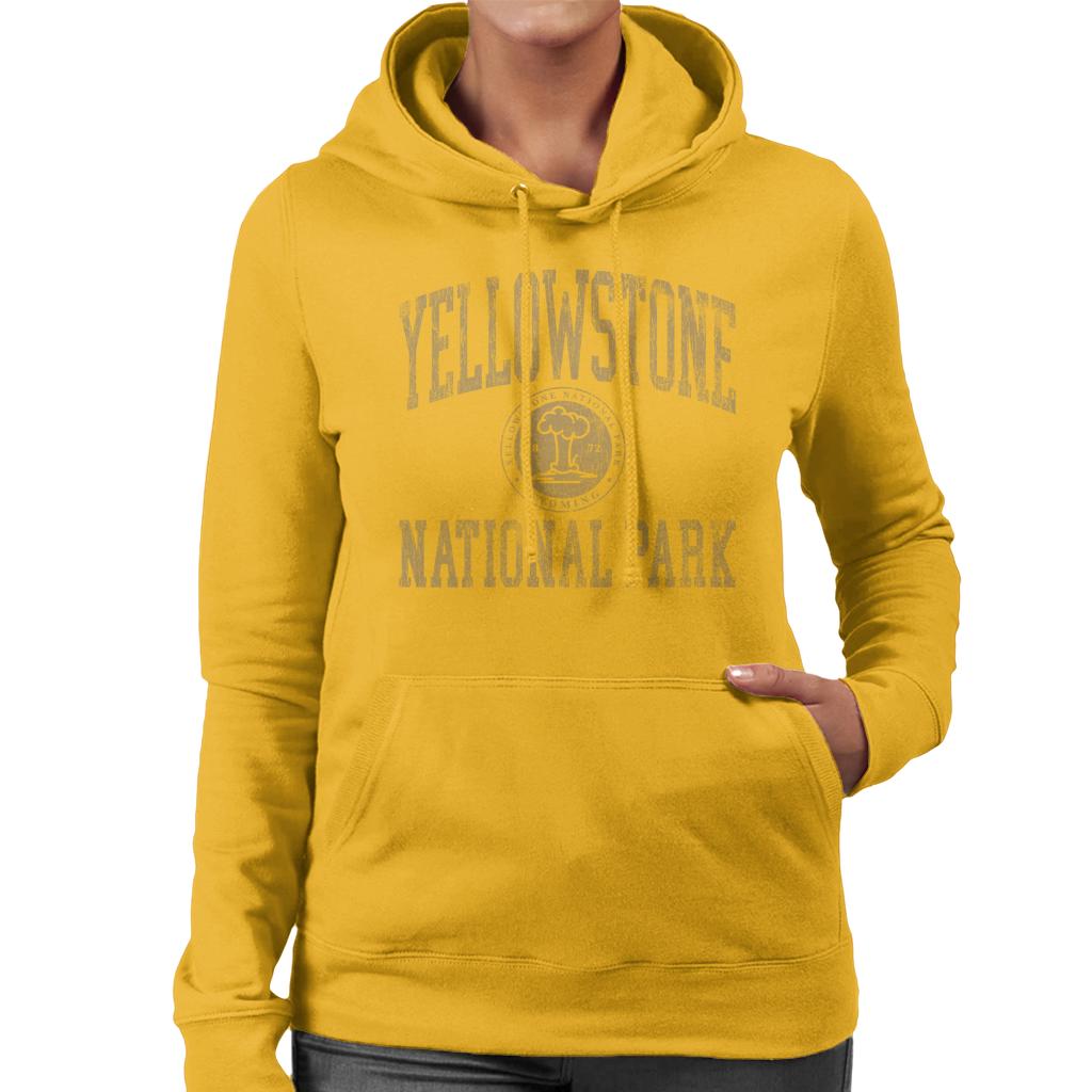 US National Parks Yellowstone Wyoming Women's Hooded Sweatshirt-ALL + EVERY