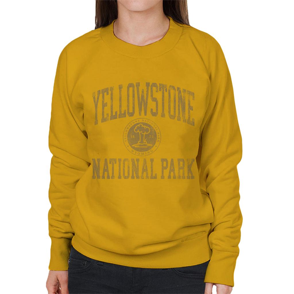 US National Parks Yellowstone Wyoming Women's Sweatshirt-ALL + EVERY