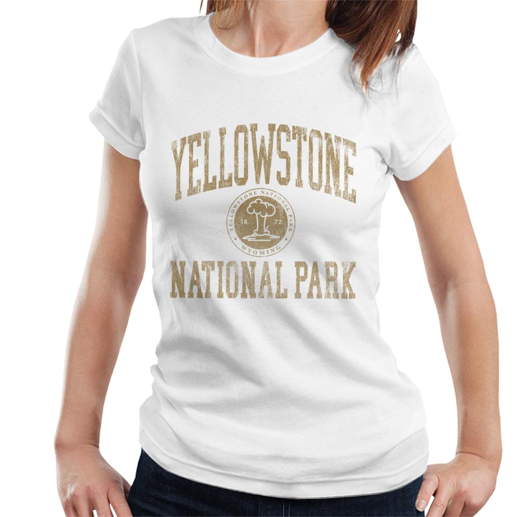 US National Parks Yellowstone Wyoming Women's T-Shirt-ALL + EVERY