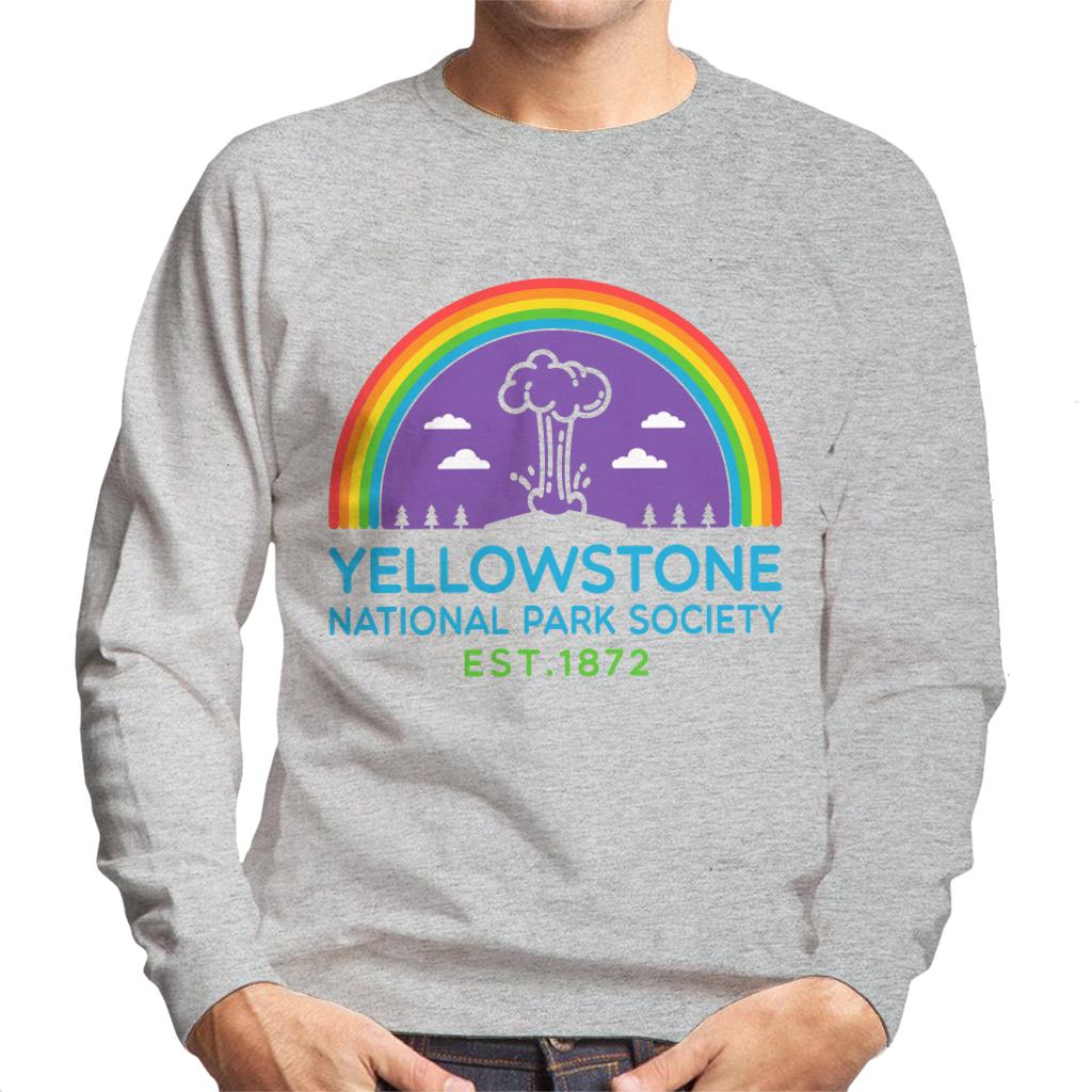 US National Parks Yellowstone Society Est 1872 Men's Sweatshirt-ALL + EVERY