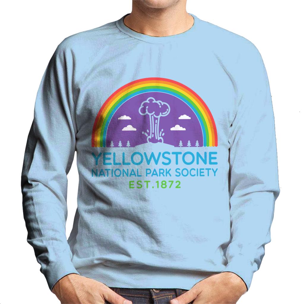 US National Parks Yellowstone Society Est 1872 Men's Sweatshirt-ALL + EVERY