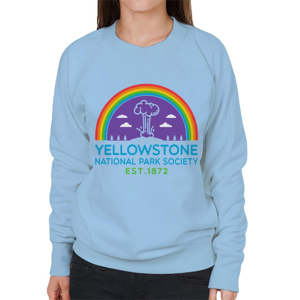 US National Parks Yellowstone Society Est 1872 Women's Sweatshirt-ALL + EVERY