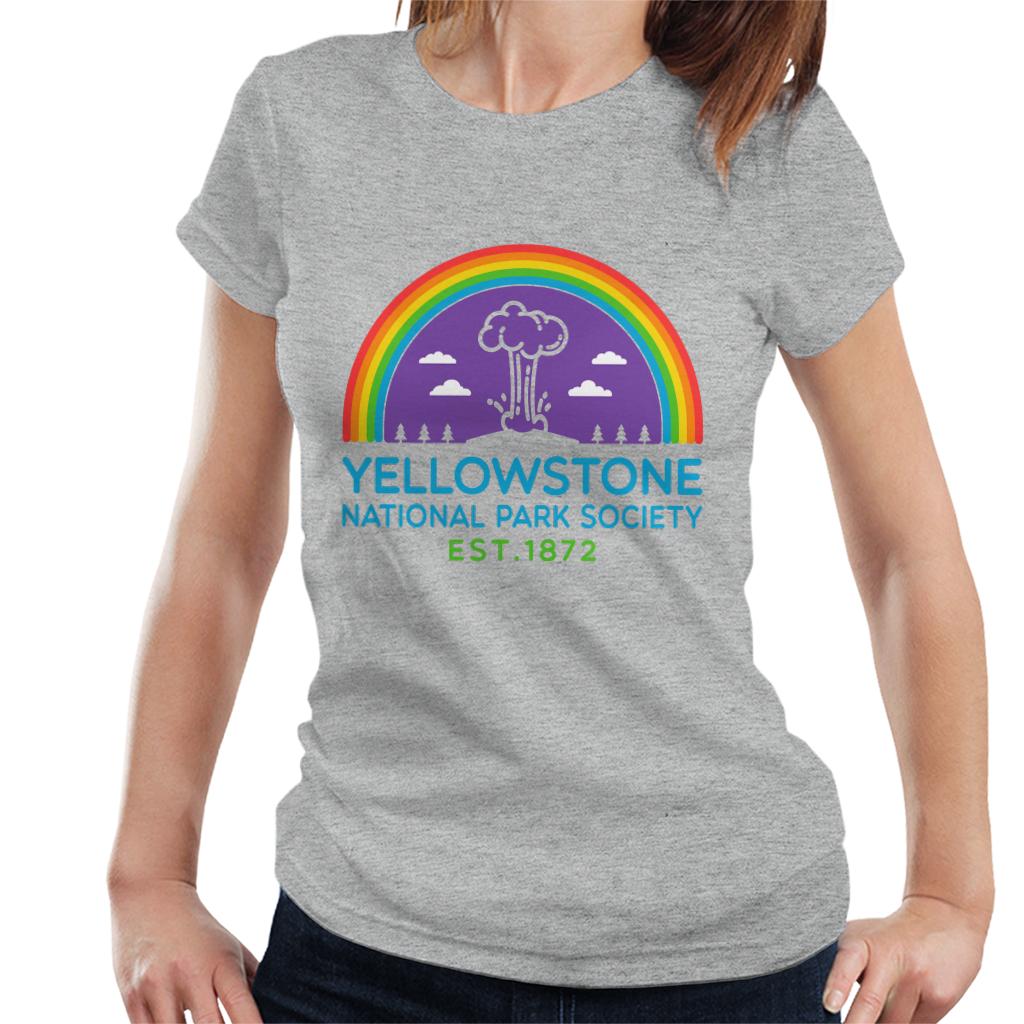 US National Parks Yellowstone Society Est 1872 Women's T-Shirt-ALL + EVERY