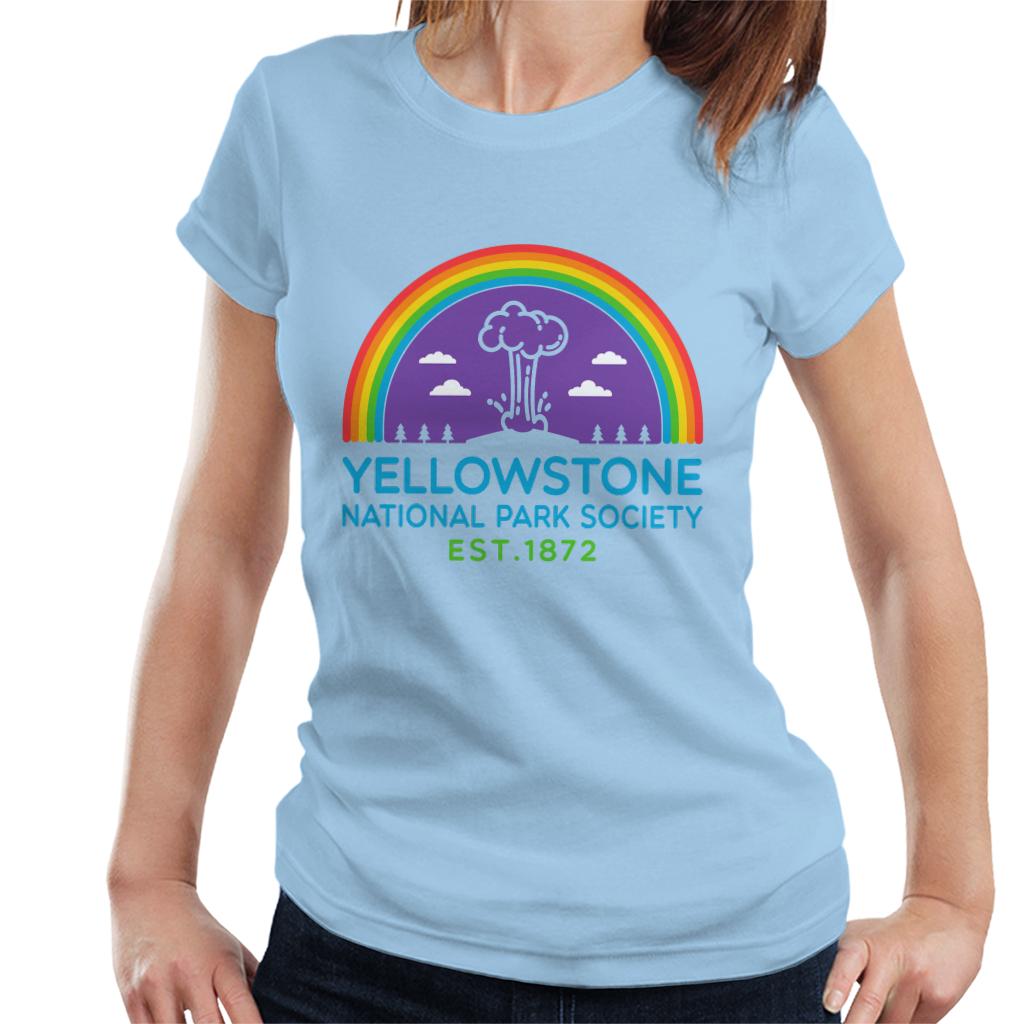 US National Parks Yellowstone Society Est 1872 Women's T-Shirt-ALL + EVERY