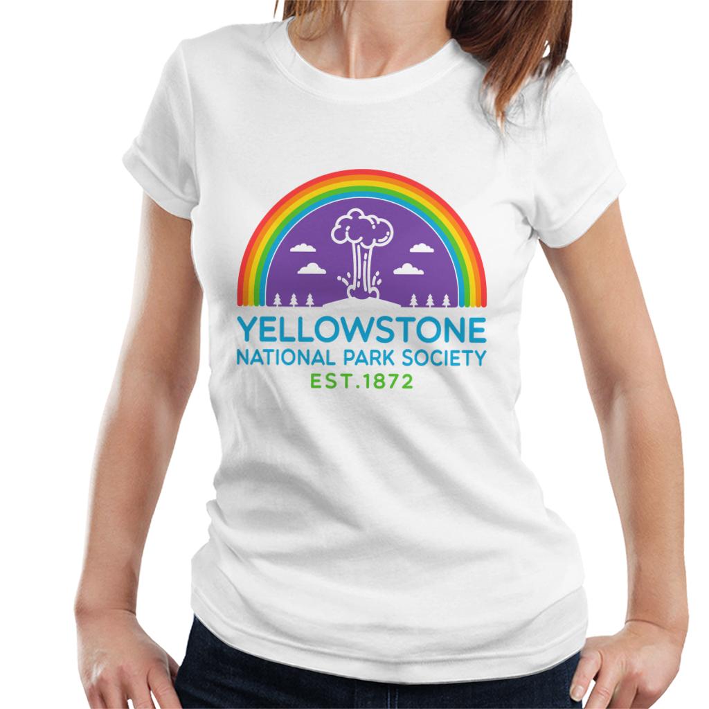 US National Parks Yellowstone Society Est 1872 Women's T-Shirt-ALL + EVERY