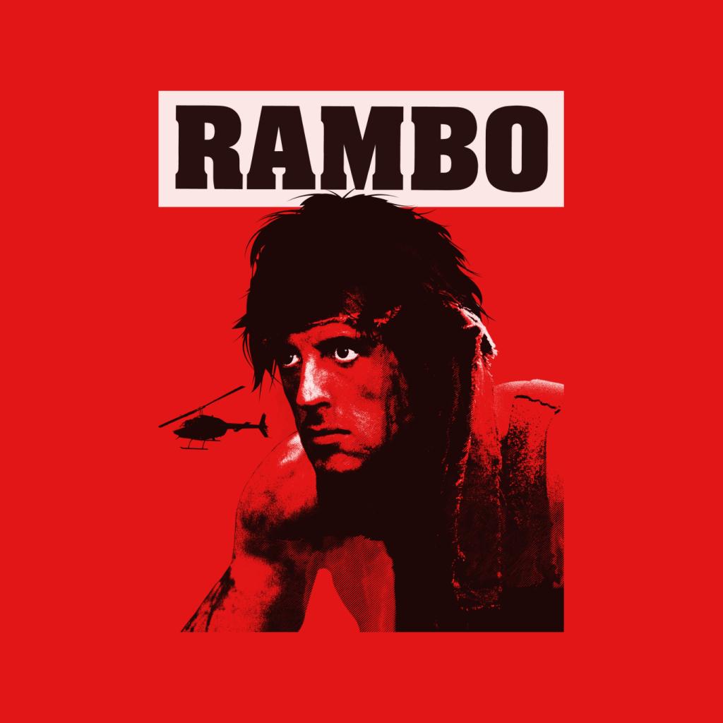 Rambo First Blood Helicopter Poster Women's Sweatshirt-ALL + EVERY