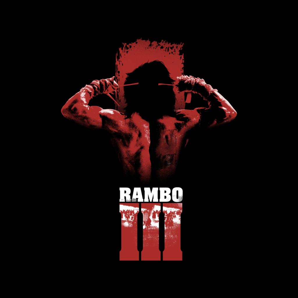 Rambo III Tying Headband Men's T-Shirt-ALL + EVERY