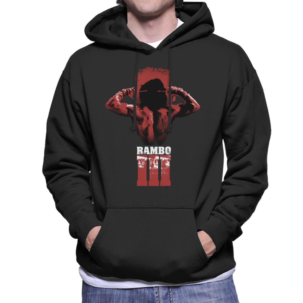 Rambo III Tying Headband Men's Hooded Sweatshirt-ALL + EVERY