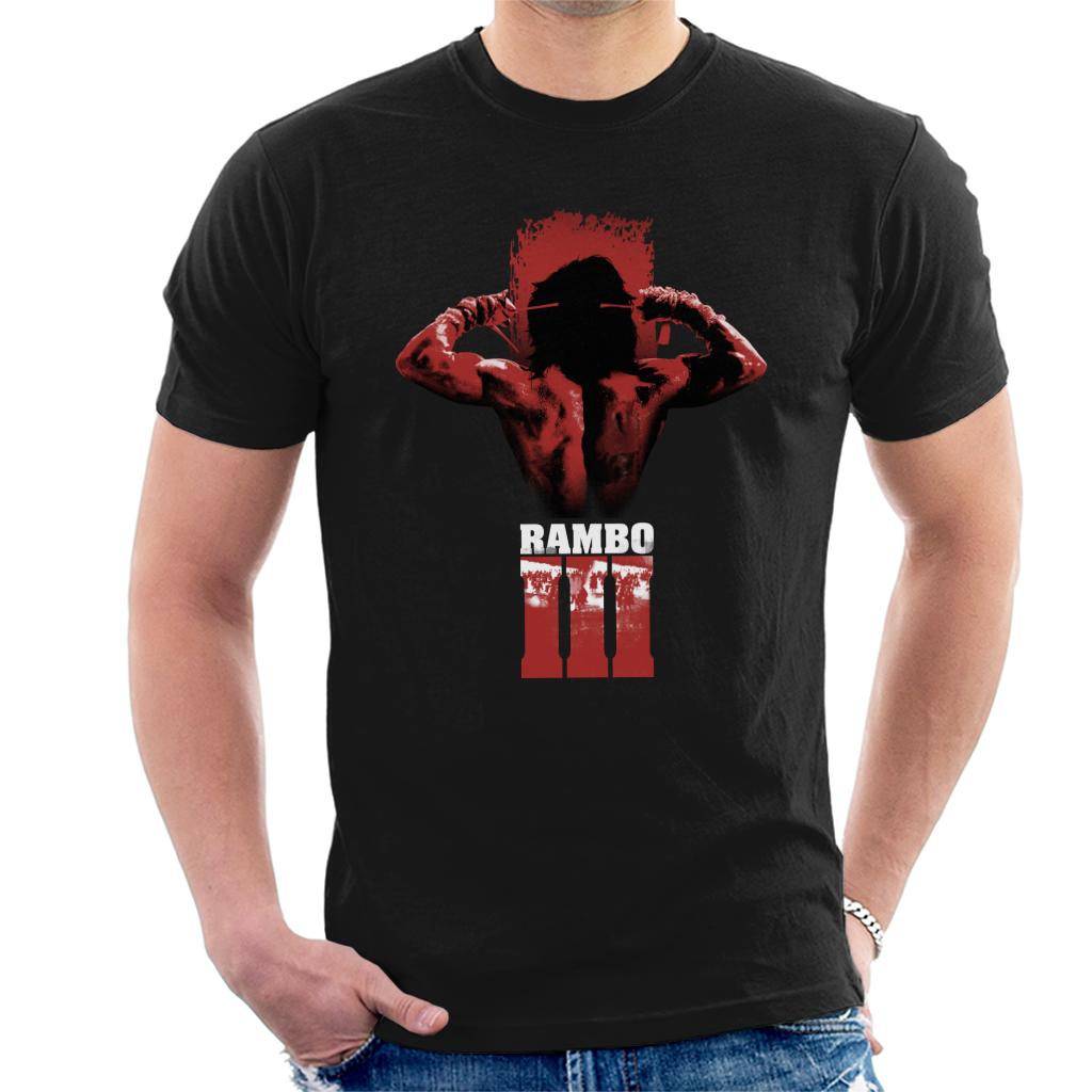 Rambo III Tying Headband Men's T-Shirt-ALL + EVERY