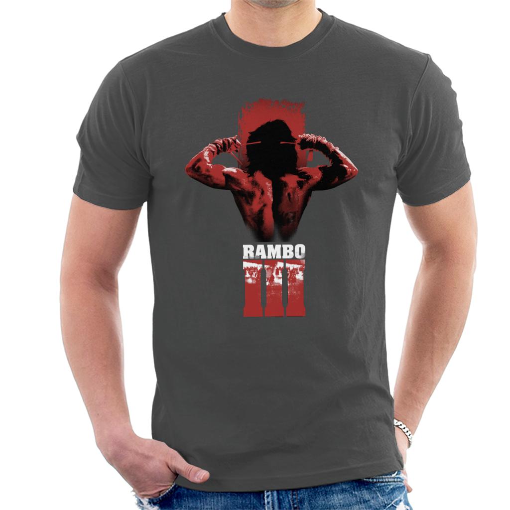 Rambo III Tying Headband Men's T-Shirt-ALL + EVERY