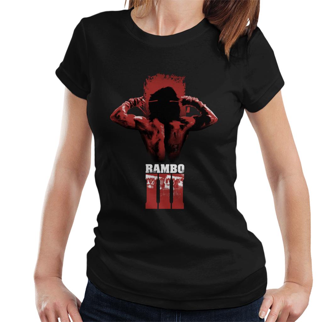 Rambo III Tying Headband Women's T-Shirt-ALL + EVERY