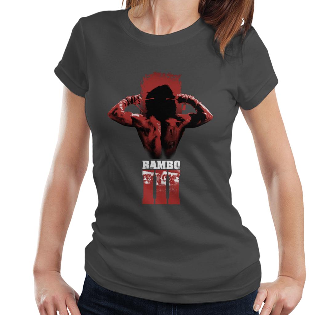 Rambo III Tying Headband Women's T-Shirt-ALL + EVERY