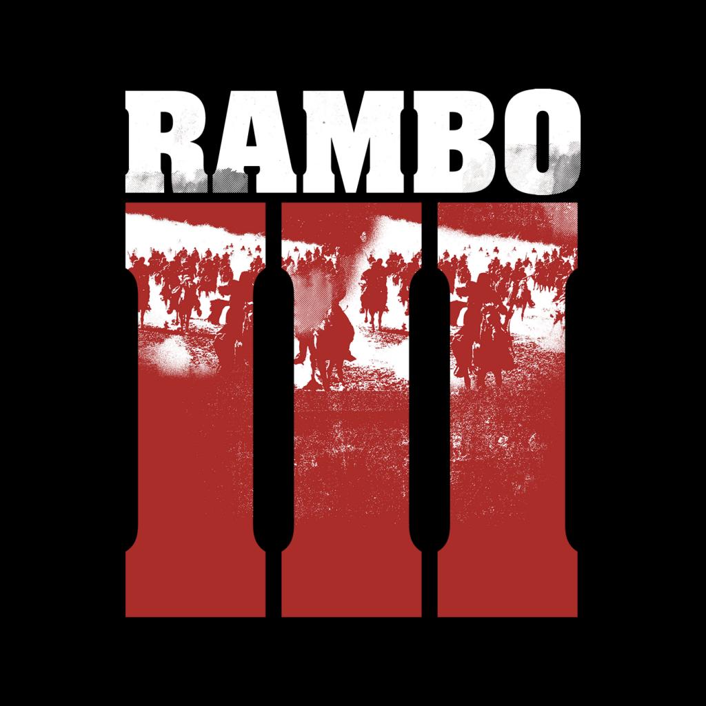 Rambo III Final Battle Scene Men's T-Shirt-ALL + EVERY