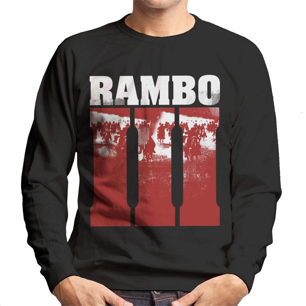 Rambo III Final Battle Scene Men's Sweatshirt-ALL + EVERY