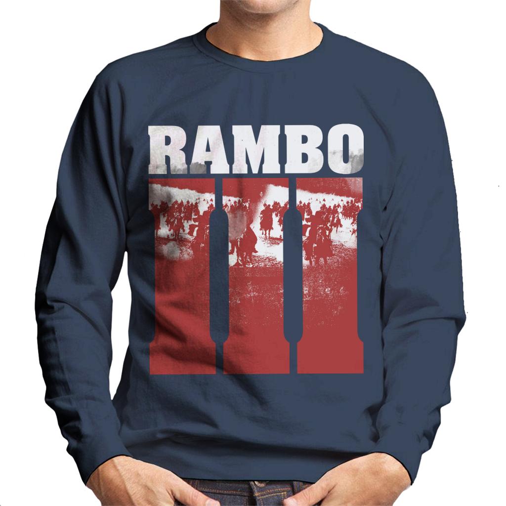 Rambo III Final Battle Scene Men's Sweatshirt-ALL + EVERY