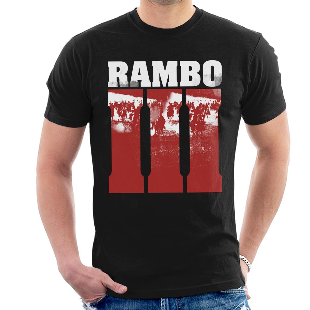 Rambo III Final Battle Scene Men's T-Shirt-ALL + EVERY