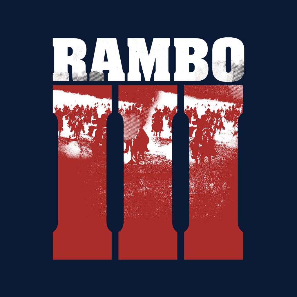 Rambo III Final Battle Scene Men's T-Shirt-ALL + EVERY