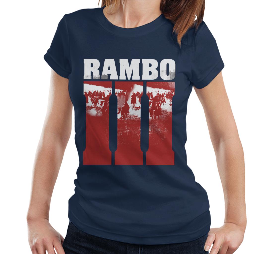 Rambo III Final Battle Scene Women's T-Shirt-ALL + EVERY