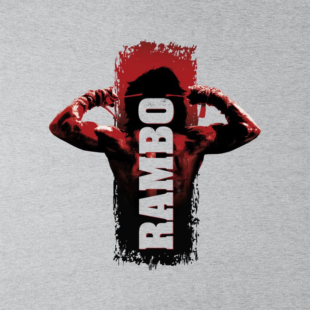 Rambo III Tying Sweatband Men's T-Shirt-ALL + EVERY