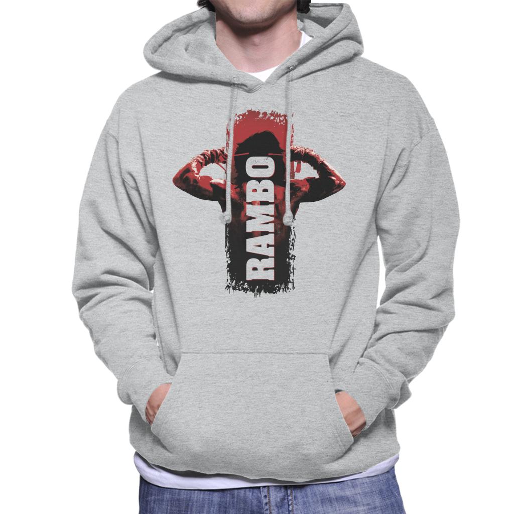 Rambo III Tying Sweatband Men's Hooded Sweatshirt-ALL + EVERY