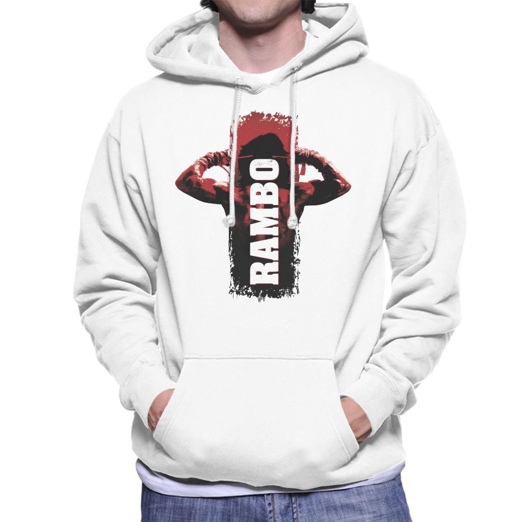 Rambo III Tying Sweatband Men's Hooded Sweatshirt-ALL + EVERY