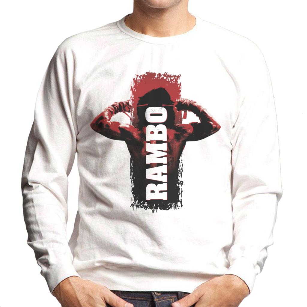 Rambo III Tying Sweatband Men's Sweatshirt-ALL + EVERY