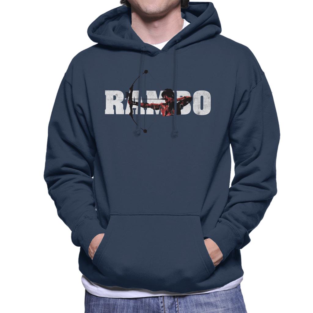 Rambo Compound Bow Men's Hooded Sweatshirt-ALL + EVERY