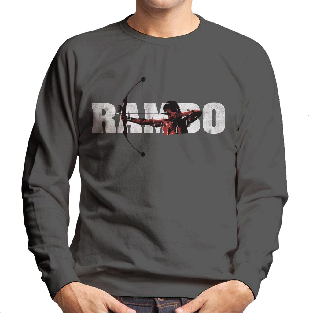 Rambo Compound Bow Men's Sweatshirt-ALL + EVERY