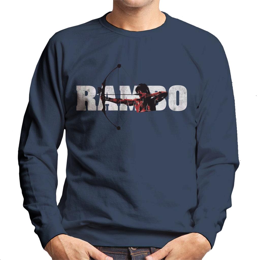 Rambo Compound Bow Men's Sweatshirt-ALL + EVERY