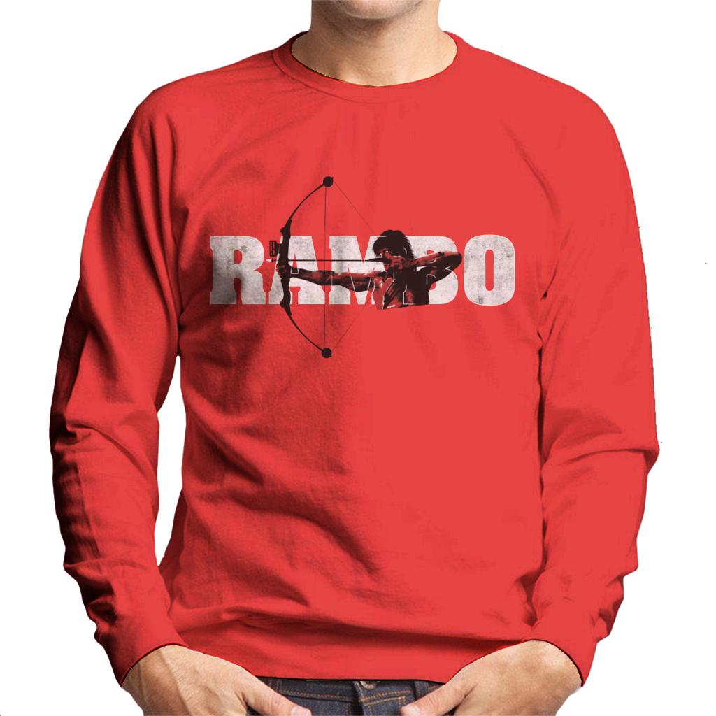 Rambo Compound Bow Men's Sweatshirt-ALL + EVERY