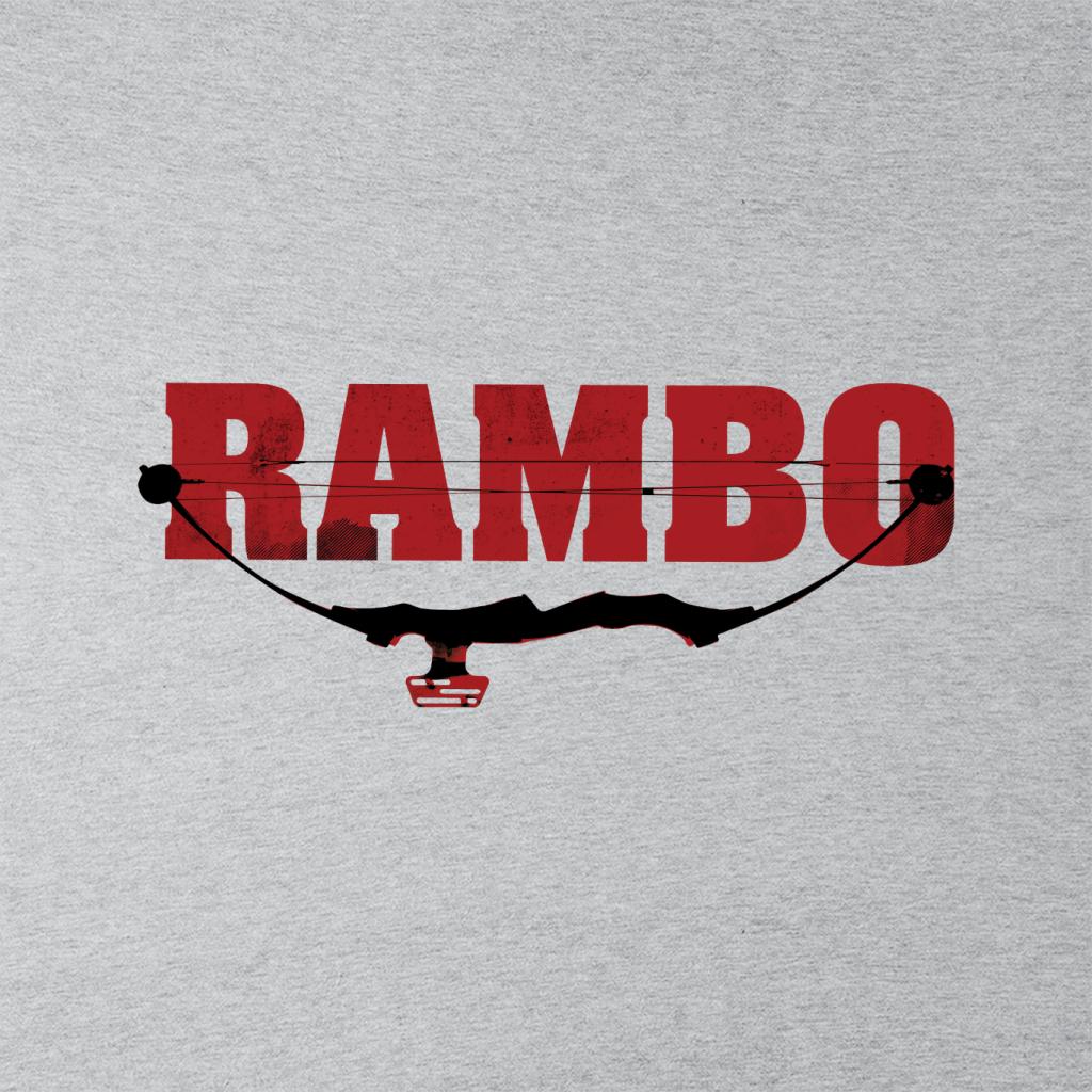 Rambo Logo Compound Bow Women's Sweatshirt-ALL + EVERY