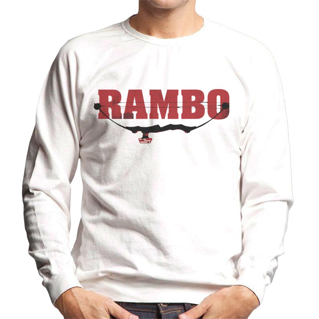 Rambo Logo Compound Bow Men's Sweatshirt-ALL + EVERY