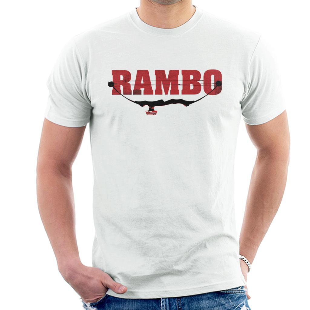 Rambo Logo Compound Bow Men's T-Shirt-ALL + EVERY