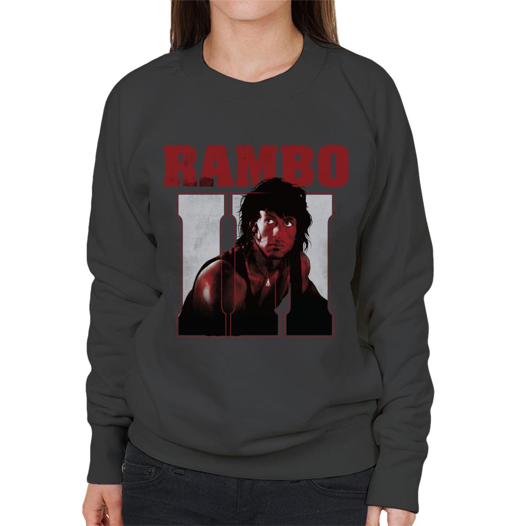 Rambo III John Rambo Women's Sweatshirt-ALL + EVERY