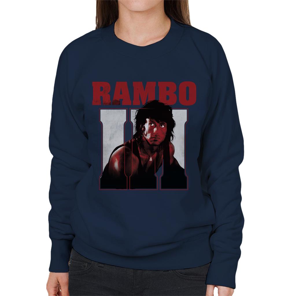 Rambo III John Rambo Women's Sweatshirt-ALL + EVERY