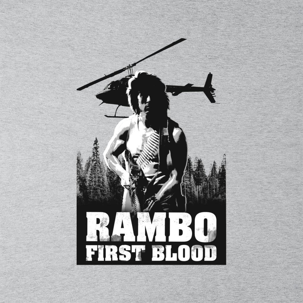 Rambo First Blood Forest Hunt Men's T-Shirt-ALL + EVERY